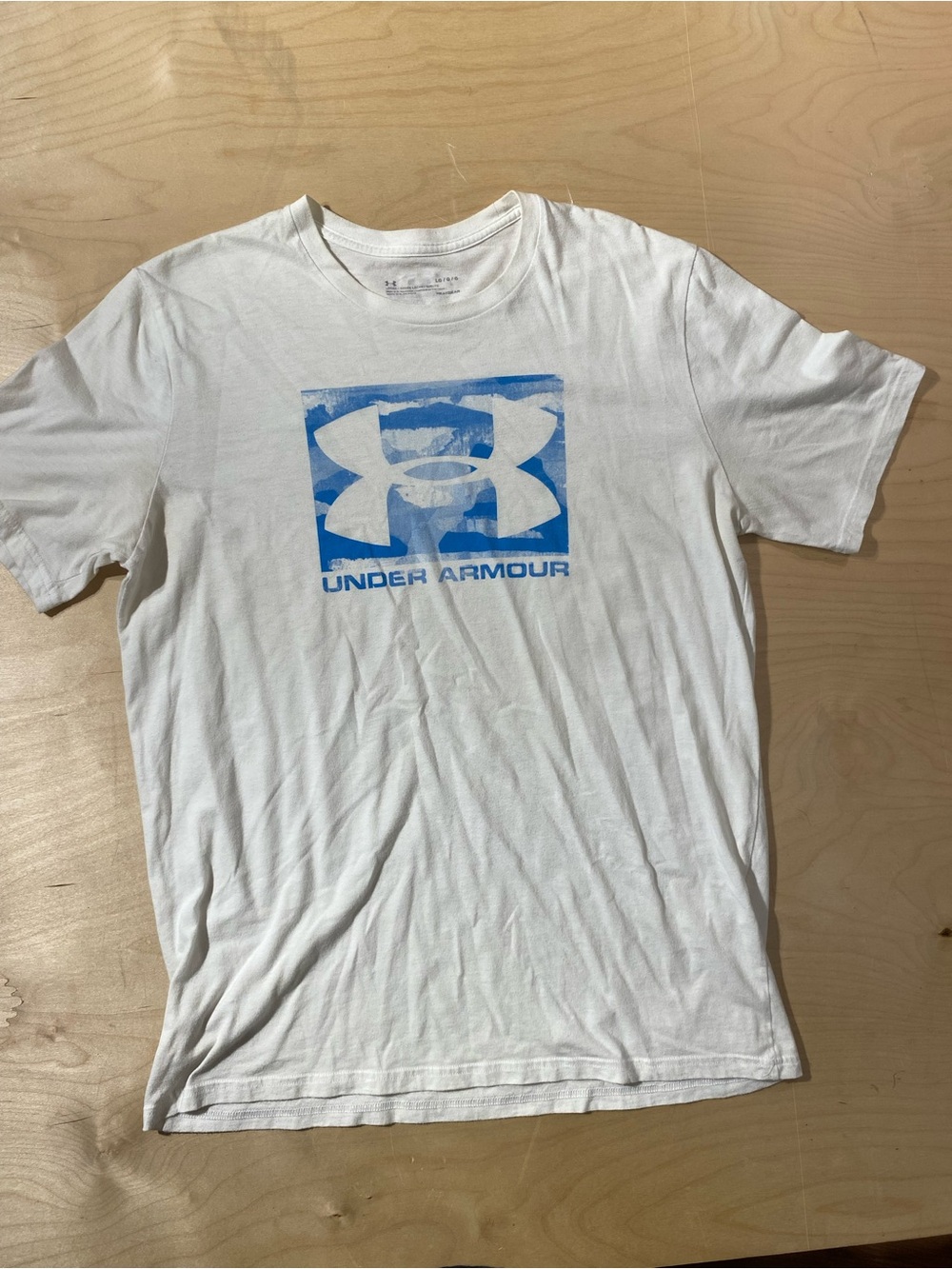 Under Armour White Short Sleeve Tee Large (BM)